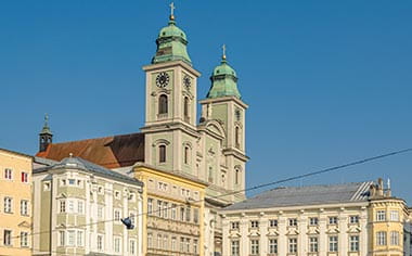 The Old Cathedral in Linz, Austria